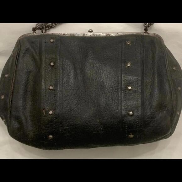 Antique civil war era Brevete Leather locking Black handmade Messenger B… - Picture 10 of 14